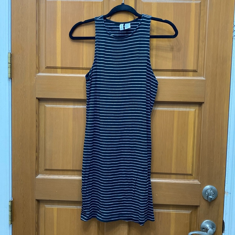 H&M Divided Mini Striped Dress